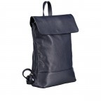 Rucksack Dollaro Blau, Farbe: blau/petrol, Marke: Hausfelder Manufaktur, EAN: 4065646003361, Abmessungen in cm: 25x37x7, Bild 2 von 7