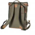 Rucksack Japan Yokohama Fallen Rock, Farbe: taupe/khaki, Marke: Aunts & Uncles, EAN: 4250394964389, Abmessungen in cm: 28x40x10, Bild 3 von 8