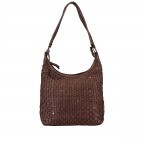 Beuteltasche Soft-Weaving Tuula B3.6104 Chocolate Brown, Farbe: braun, Marke: Harbour 2nd, EAN: 4046478028692, Abmessungen in cm: 30x33x9, Bild 1 von 8