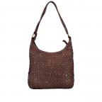 Beuteltasche Soft-Weaving Tuula B3.6104 Chocolate Brown, Farbe: braun, Marke: Harbour 2nd, EAN: 4046478028692, Abmessungen in cm: 30x33x9, Bild 3 von 8