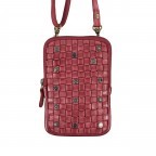 Handytasche Soft-Weaving Nina B3.2322 mit Schulterriemen Chili Red, Farbe: rot/weinrot, Marke: Harbour 2nd, EAN: 4046478047860, Abmessungen in cm: 11x17x1.5, Bild 1 von 7