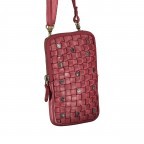 Handytasche Soft-Weaving Nina B3.2322 mit Schulterriemen Chili Red, Farbe: rot/weinrot, Marke: Harbour 2nd, EAN: 4046478047860, Abmessungen in cm: 11x17x1.5, Bild 2 von 7