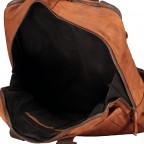 Rucksack Cool-Casual Jonas B3.9711 mit Laptopfach 15,6 Zoll Chocolate Brown, Farbe: braun, Marke: Harbour 2nd, EAN: 4046478047686, Abmessungen in cm: 39x32x13, Bild 6 von 7