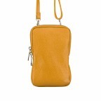 Handytasche Dollaro mit Schulterriemen Curry, Farbe: gelb, Marke: Hausfelder Manufaktur, EAN: 4065646002364, Abmessungen in cm: 11x17.5x2, Bild 1 von 6