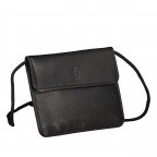 Brustbeutel Nappa Schwarz, Farbe: schwarz, Marke: Hausfelder Manufaktur, EAN: 4065646011885, Abmessungen in cm: 12x9x0.8, Bild 2 von 4
