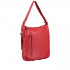 Beuteltasche / Rucksack Milano Dunkelrot, Farbe: rot/weinrot, Marke: Hausfelder Manufaktur, EAN: 4065646006652, Abmessungen in cm: 32x35x5, Bild 2 von 10