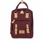 Rucksack RS52-S Wine, Farbe: rot/weinrot, Marke: Franky, EAN: 4251672764158, Abmessungen in cm: 23x31.5x11, Bild 1 von 8