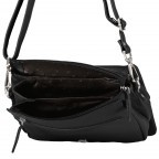 Umhängetasche Nappa Schwarz, Farbe: schwarz, Marke: Hausfelder Manufaktur, EAN: 4065646015340, Abmessungen in cm: 24x22x7.5, Bild 8 von 8
