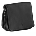 Umhängetasche Nappa Schwarz, Farbe: schwarz, Marke: Hausfelder Manufaktur, EAN: 4065646015340, Abmessungen in cm: 24x22x7.5, Bild 2 von 8