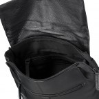 Rucksack Nappa Schwarz, Farbe: schwarz, Marke: Hausfelder Manufaktur, EAN: 4251672786952, Abmessungen in cm: 25x36x9.5, Bild 6 von 6