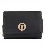 Geldbörse Honey Medium Wallet Black, Farbe: schwarz, Marke: Tommy Hilfiger, EAN: 8720113702722, Abmessungen in cm: 11.4x8.7x4.3, Bild 1 von 2