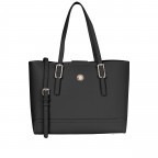 Shopper Honey Medium Tote Black, Farbe: schwarz, Marke: Tommy Hilfiger, EAN: 8720113700858, Abmessungen in cm: 42x27x13.5, Bild 1 von 2