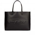 Shopper Iconic Signature Tote Black, Farbe: schwarz, Marke: Tommy Hilfiger, EAN: 8720113703767, Abmessungen in cm: 43x30x15.5, Bild 1 von 2