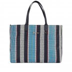 Shopper Iconic Tote Stripes Corporate Stripes, Farbe: blau/petrol, Marke: Tommy Hilfiger, EAN: 8720113703996, Abmessungen in cm: 43x32x14, Bild 1 von 2