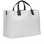Handtasche Iconic Satchel Monogram Bright White Mono, Farbe: weiß, Marke: Tommy Hilfiger, EAN: 8720113704276, Abmessungen in cm: 34x25x17, Bild 2 von 2
