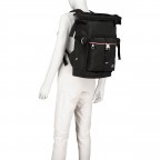 Rucksack Urban Rolltop Backpack Black, Farbe: schwarz, Marke: Tommy Hilfiger, EAN: 8720113713001, Abmessungen in cm: 27x45x20, Bild 5 von 5