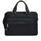 Aktentasche Elevated Computer Bag Black, Farbe: schwarz, Marke: Tommy Hilfiger, EAN: 8720113705501, Abmessungen in cm: 40x29x14, Bild 1 von 8