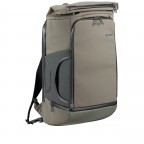 Rucksack Triplete Travelbackpack Olive Grey, Farbe: grün/oliv, Marke: Salzen, EAN: 4057081087693, Abmessungen in cm: 31x50x20, Bild 2 von 11