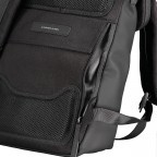 Rucksack Sundsvall Allblack, Farbe: schwarz, Marke: Kapten & Son, EAN: 4251145250188, Abmessungen in cm: 27.5x43x18, Bild 11 von 11