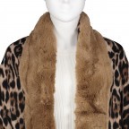 Cape Leo mit Kunstfellbesatz Beige, Farbe: beige, Marke: Hausfelder Manufaktur, EAN: 4065646004146, Bild 2 von 2