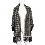 Poncho Größe ONE-SIZE Schwarz, Farbe: schwarz, Marke: Hausfelder Manufaktur, EAN: 4065646001664, Bild 1 von 5
