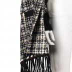 Poncho Größe ONE-SIZE Schwarz, Farbe: schwarz, Marke: Hausfelder Manufaktur, EAN: 4065646001664, Bild 5 von 5