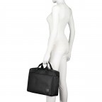 Aktentasche Blackhorse Briefbag MHZ Black, Farbe: schwarz, Marke: Strellson, EAN: 4053533851416, Abmessungen in cm: 38x28x12, Bild 4 von 10