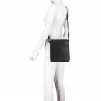 Umhängetasche Bakerloo Shoulderbag XSVZ Black, Farbe: schwarz, Marke: Strellson, EAN: 4053533851553, Abmessungen in cm: 22x25x4.5, Bild 5 von 8