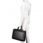 Aktentasche Bakerloo Briefbag SHZ Black, Farbe: schwarz, Marke: Strellson, EAN: 4053533851515, Abmessungen in cm: 39x28x8, Bild 4 von 10