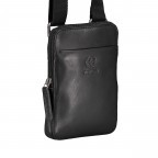 Umhängetasche Bakerloo Shoulderbag XSVZ1 Black, Farbe: schwarz, Marke: Strellson, EAN: 4053533851560, Abmessungen in cm: 13x18x2, Bild 2 von 6