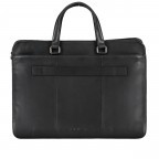 Aktentasche Bakerloo Briefbag MHZ Black, Farbe: schwarz, Marke: Strellson, EAN: 4053533851522, Abmessungen in cm: 39x28x13, Bild 3 von 11