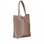 Shopper mit Rautendruck Grau, Farbe: grau, Marke: Hausfelder Manufaktur, EAN: 4065646001572, Abmessungen in cm: 28.5x38x12, Bild 2 von 5