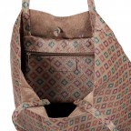 Shopper mit Rautendruck Grau, Farbe: grau, Marke: Hausfelder Manufaktur, EAN: 4065646001572, Abmessungen in cm: 28.5x38x12, Bild 5 von 5