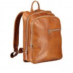 Rucksack Cognac, Farbe: cognac, Marke: Hausfelder Manufaktur, EAN: 4065646004832, Abmessungen in cm: 29x37x12, Bild 2 von 7