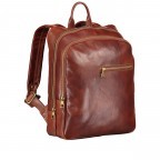 Rucksack Braun, Farbe: braun, Marke: Hausfelder Manufaktur, EAN: 4065646004849, Abmessungen in cm: 29x37x12, Bild 2 von 7