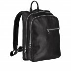 Rucksack Schwarz, Farbe: schwarz, Marke: Hausfelder Manufaktur, EAN: 4065646004856, Abmessungen in cm: 29x37x12, Bild 2 von 7