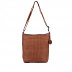 Beuteltasche Soft-Weaving Alma B3.0267 Charming Cognac, Farbe: cognac, Marke: Harbour 2nd, EAN: 4046478048003, Abmessungen in cm: 25x34x13, Bild 1 von 7