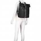 Rucksack Bondstreet Backpack MVF Black, Farbe: schwarz, Marke: Strellson, EAN: 4053533902897, Abmessungen in cm: 31x40x11.5, Bild 4 von 7