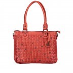 Shopper Soft-Weaving Ysabel B3.4722 Sparkling Lava, Farbe: orange, Marke: Harbour 2nd, EAN: 4046478050228, Abmessungen in cm: 32x25x5, Bild 1 von 8