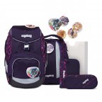 Schulranzen Pack Set 6-teilig PferdeflüstBärer, Farbe: flieder/lila, Marke: Ergobag, EAN: 4057081076970, Abmessungen in cm: 25x35x22, Bild 1 von 7