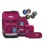 Schulranzen Cubo Set 5-teilig Der NussknackBär, Farbe: rot/weinrot, Marke: Ergobag, EAN: 4057081077236, Abmessungen in cm: 25x40x20, Bild 1 von 7