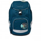 Schulranzen Pack Eco Hero Edition Set 6-teilig RobotBär, Farbe: blau/petrol, Marke: Ergobag, EAN: 4057081077151, Abmessungen in cm: 25x35x22, Bild 2 von 8