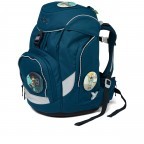 Schulranzen Pack Eco Hero Edition Set 6-teilig RobotBär, Farbe: blau/petrol, Marke: Ergobag, EAN: 4057081077151, Abmessungen in cm: 25x35x22, Bild 3 von 8