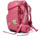 Schulranzen Cubo Eco Hero Edition Set 5-teilig Lamas in Bärjamas, Farbe: rosa/pink, Marke: Ergobag, EAN: 4057081077427, Abmessungen in cm: 25x40x20, Bild 6 von 8