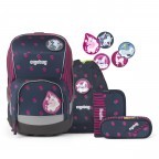 Schulranzen Wide Set 5-teilig Schubi DuBär, Farbe: blau/petrol, Marke: Ergobag, EAN: 4057081082186, Abmessungen in cm: 30x42x27, Bild 1 von 7