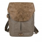 Rucksack Olli O12 Wood, Farbe: braun, Marke: Zwei, EAN: 4250257924857, Abmessungen in cm: 28x33x12, Bild 1 von 4