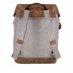 Rucksack Olli O12 Wood, Farbe: braun, Marke: Zwei, EAN: 4250257924857, Abmessungen in cm: 28x33x12, Bild 2 von 4