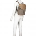 Rucksack Olli O12 Wood, Farbe: braun, Marke: Zwei, EAN: 4250257924857, Abmessungen in cm: 28x33x12, Bild 3 von 4