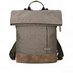 Rucksack Olli O25 Wood, Farbe: braun, Marke: Zwei, EAN: 4250257924918, Abmessungen in cm: 37x41x18, Bild 1 von 5