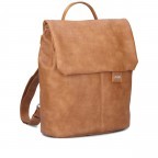 Rucksack Mademoiselle MR8 Zimt, Farbe: cognac, Marke: Zwei, EAN: 4250257925496, Abmessungen in cm: 24x29x13, Bild 2 von 6